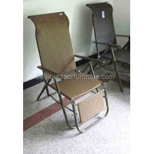 Iron Wicker Indoor Rattan Folding Chair